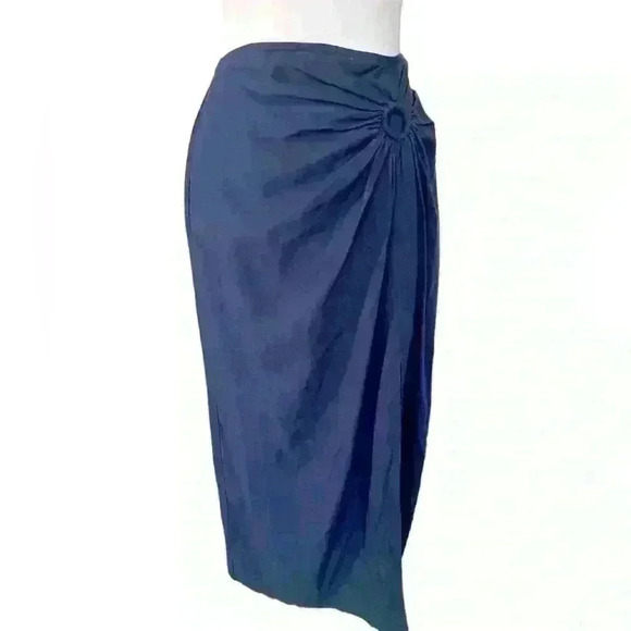 Band of the Free (Los Angeles) Linen Blend Elastic Waist Maxi Skirt. Size XS - Picture 1 of 5